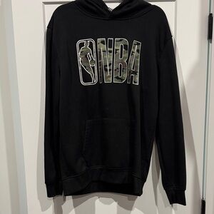 NBA Black Hoodie with Camouflage Logo